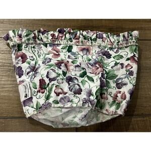 Longaberger Sweet Pea May Series Basket Liner purple floral
